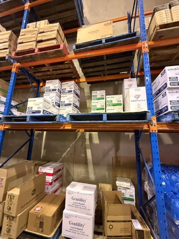 Napkins, towels and straws