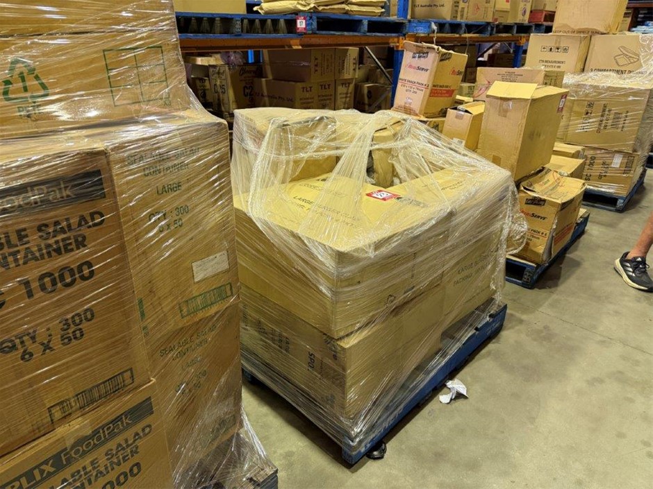 Assorted food packaging stock