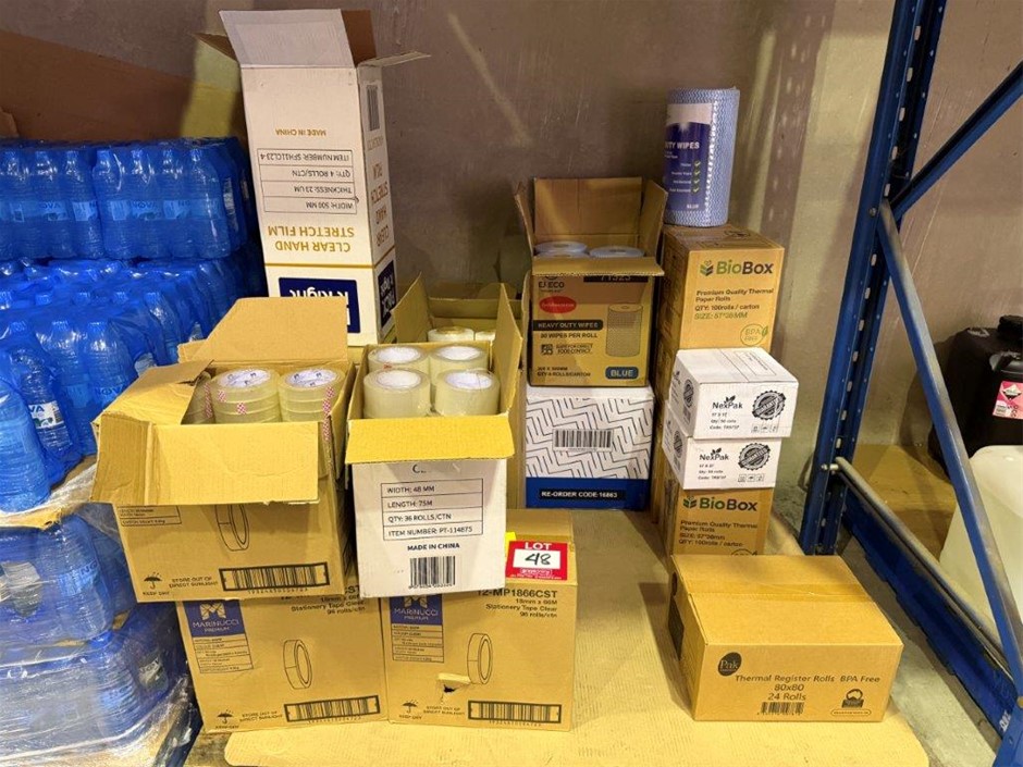 Assorted packaging supplies