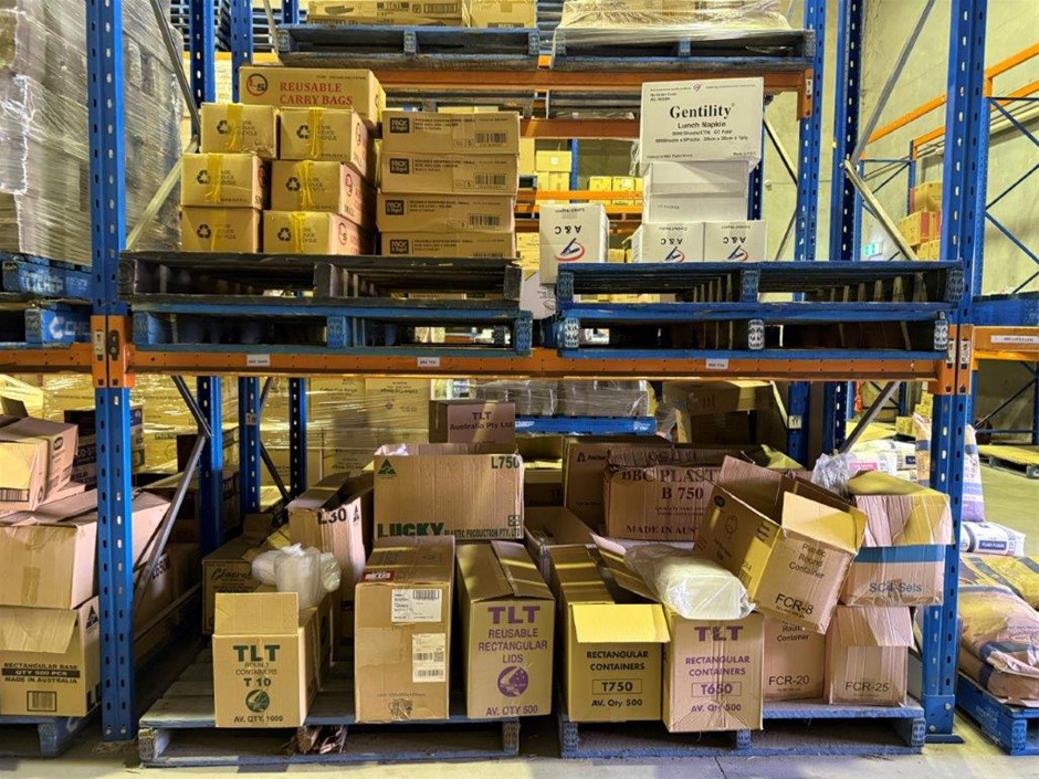 Plastic Takeaway Containers, Reusable Bags & Napkins — Assorted Lot