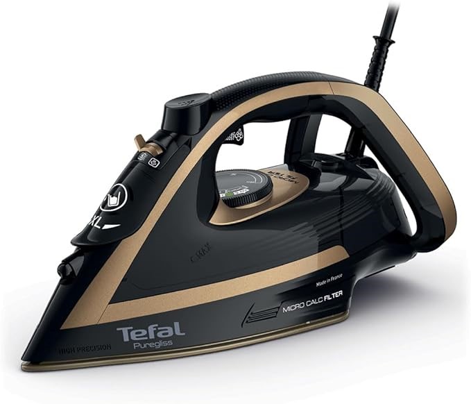 TEFAL Puregliss Steam Iron, 280 g/min Steam Boost, 50 g/min Continuous Stea