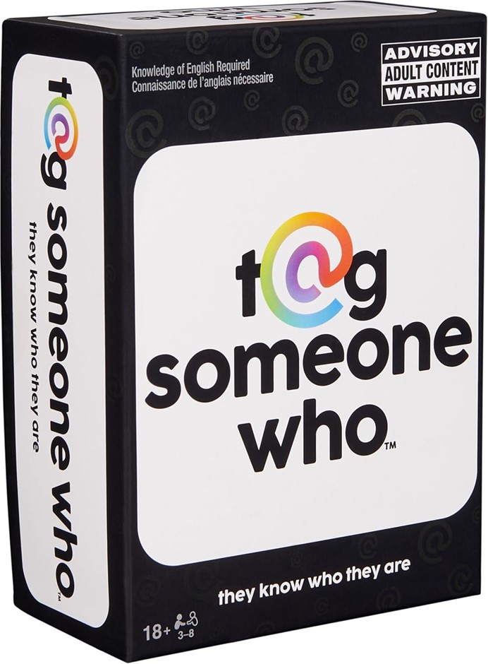 2 x SPIN MASTER GAMES Tag Someone Who - The Online Phenomenon, Now A Hilari