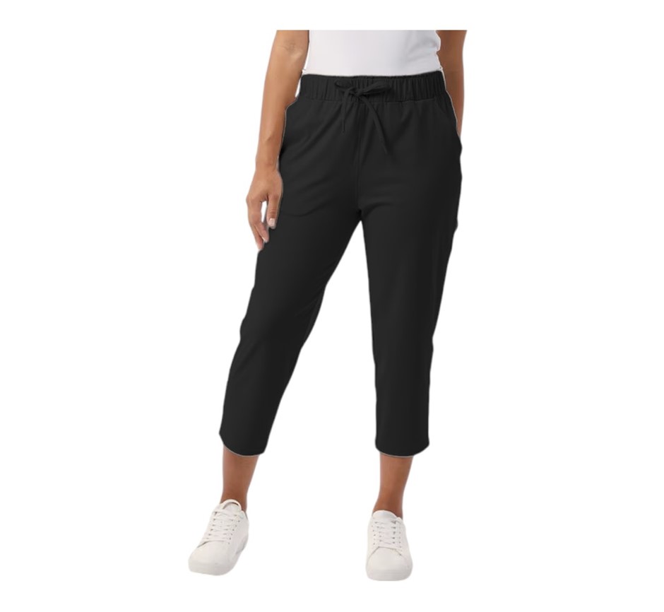 2 x 32DEGREES Women's Capri Pants, Size M, Black.