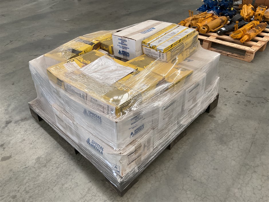 <p>Pallet of Welding Rods</p>