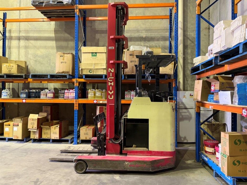 NYK/ Nichiyu (Japan) Nichiyu Electric Reach Forklift with Battery & Charger