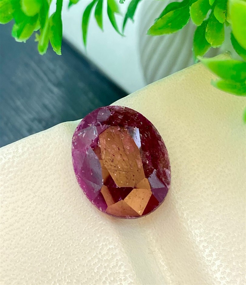 13.60 CT Natural Quality Ruby