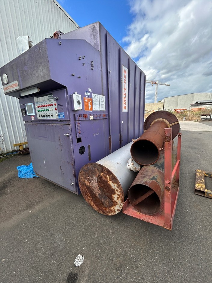 MAXITHERM Auto Packaged Boiler Incl: Gantry + exhaust stack (dismantled ...