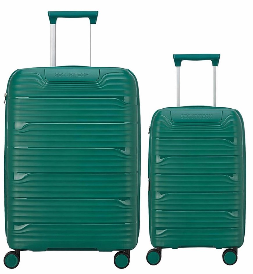 SECURITECH by Delsey Dune Hardside Luggage Set 2 Piece, Medium & Carry-On,