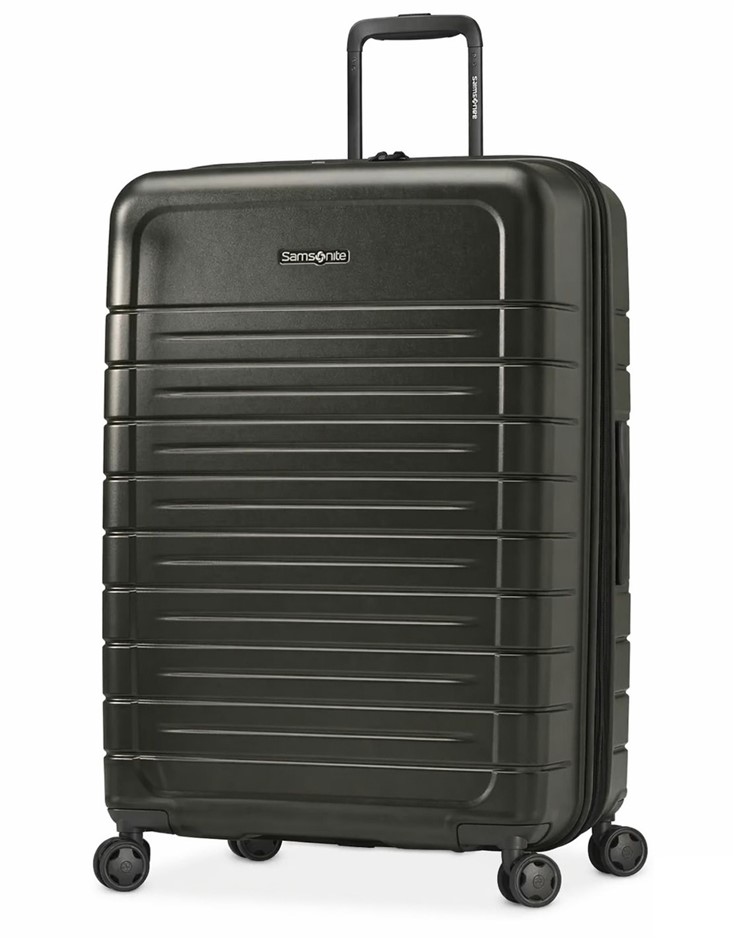 SAMSONITE VariateHarside Luggage, Large: 74cm, Olive. NB: minor use
