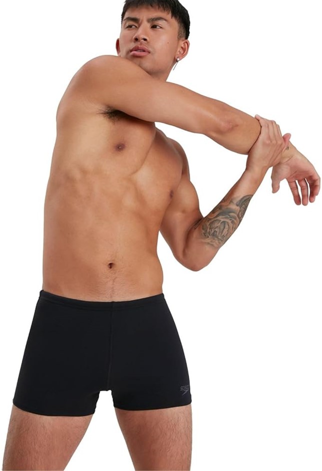 SPEEDO Men's Endurance+ Aquashort, Size AU16 (GB36), Black, 8-134480001.