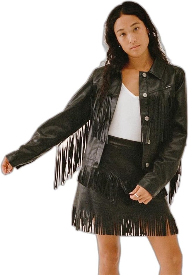 WRANGLER Women's Fleetwood Jacket, Size 10, Black, W/952800/602. RRP: $189.