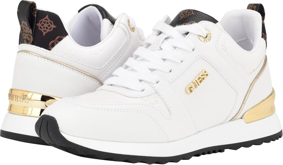 PUMA Women's Softride Enzo 5 Metallic Sneaker, US6/EU36, Warm White/Gold/Bl