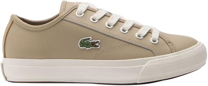 LACOSTE Women's Backcourt 224 1 CFA Sneaker, US9/EU40.5, Light Brown/Off Wh