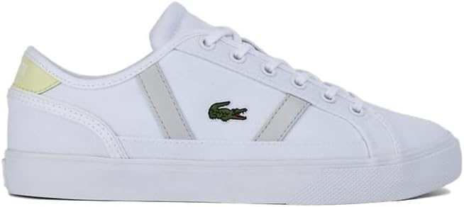 LACOSTE Women's Sideline Pro 222 3 CFA Sneaker, US9/EU40.5, White/Light Gre