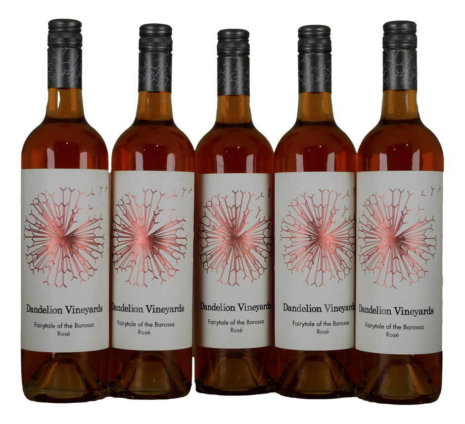 Dandelion Vineyards Rose Fairytale Barossa Gomersol 2017 (5x 750mL)