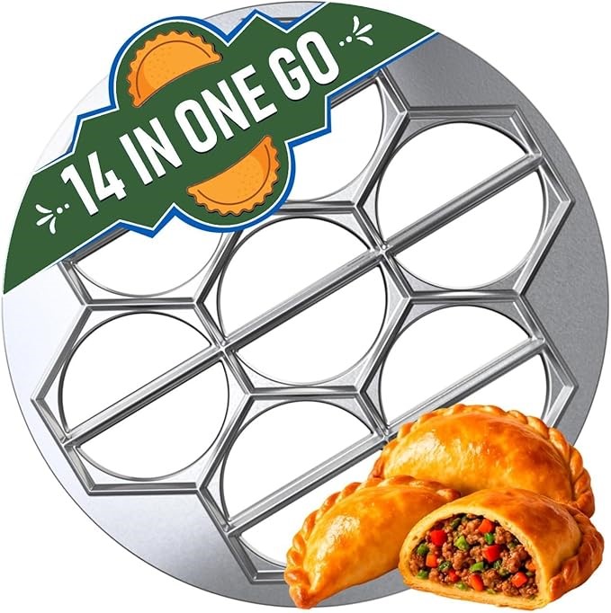 Dumpling Maker - Aluminum Vareniki and Pelmeni Mold - Russian Ukraine Metal