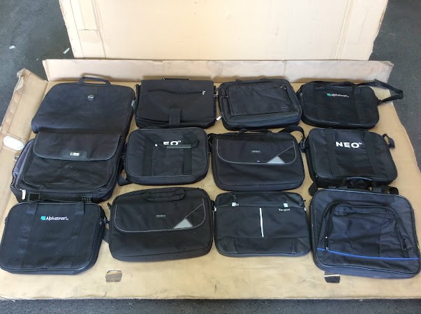 Targus Mixed Brand and Model Black Laptop Bags (Lot of 12)