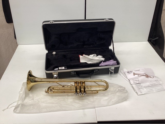 <p>Case Containing Trumpet </p>