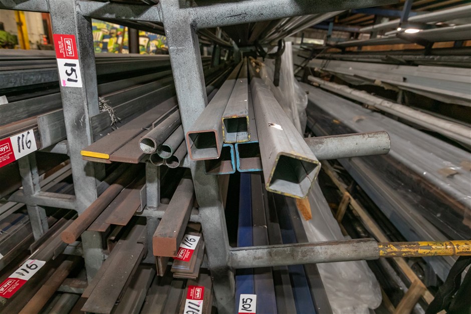 Steel Stock (Unused) 1 x Steel Rack Only