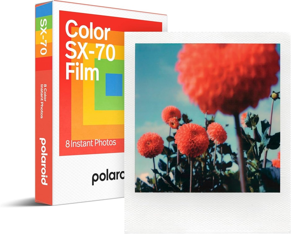 Polaroid SX-70 Colour Film NB: damaged box