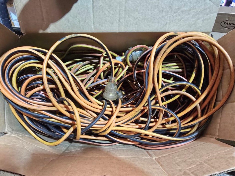 Quantity of 240V Domestic Electrical Leads to box