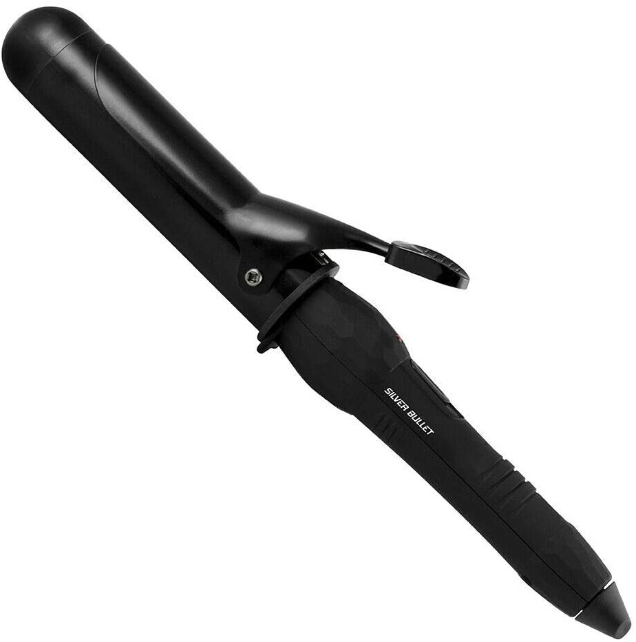 SILVER BULLET City Chic Curling Iron, Black, 38mm. NB: used, no box.