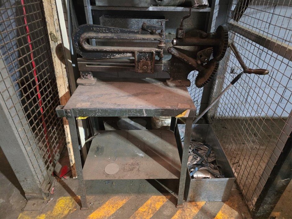 JOHN HEINE 42C Manual Jenny Swage Machine