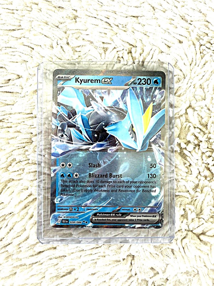 Kyurem ex holo ice dragon legendary Pokémon Scarlet & Violet.