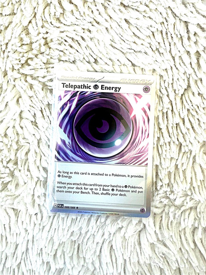 Telepathic Energy holo English 088/088 special energy card.