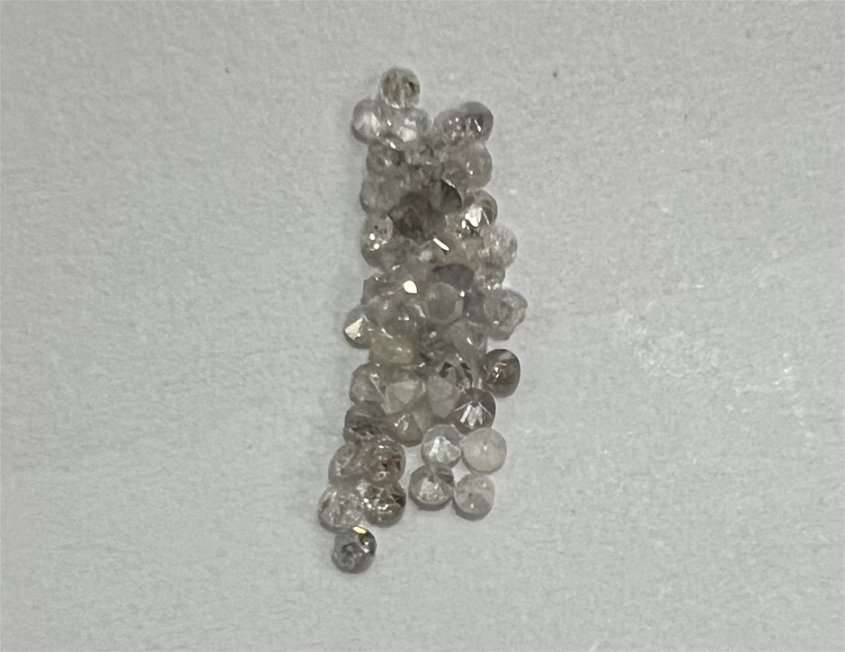 0.52 carat white various diamonds