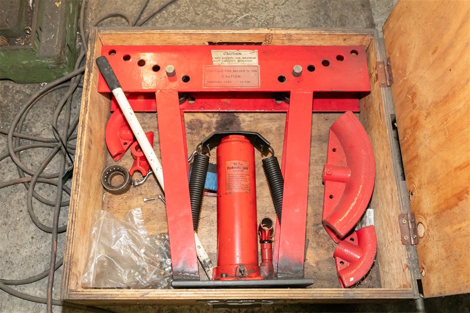 Hydraulic Pipe Bender with Timber Case