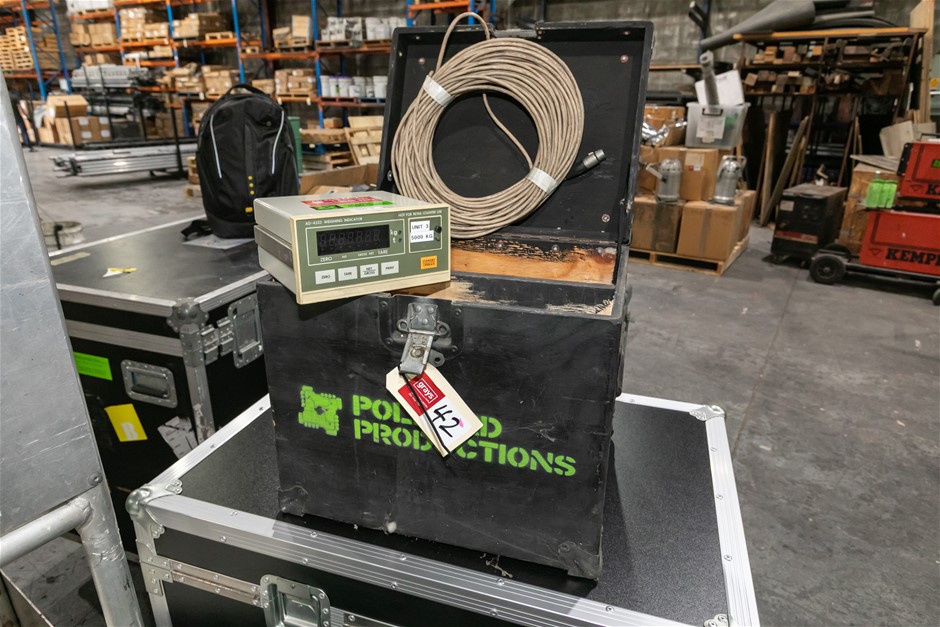 A & D AD-4323 Load Cell in Timber Box