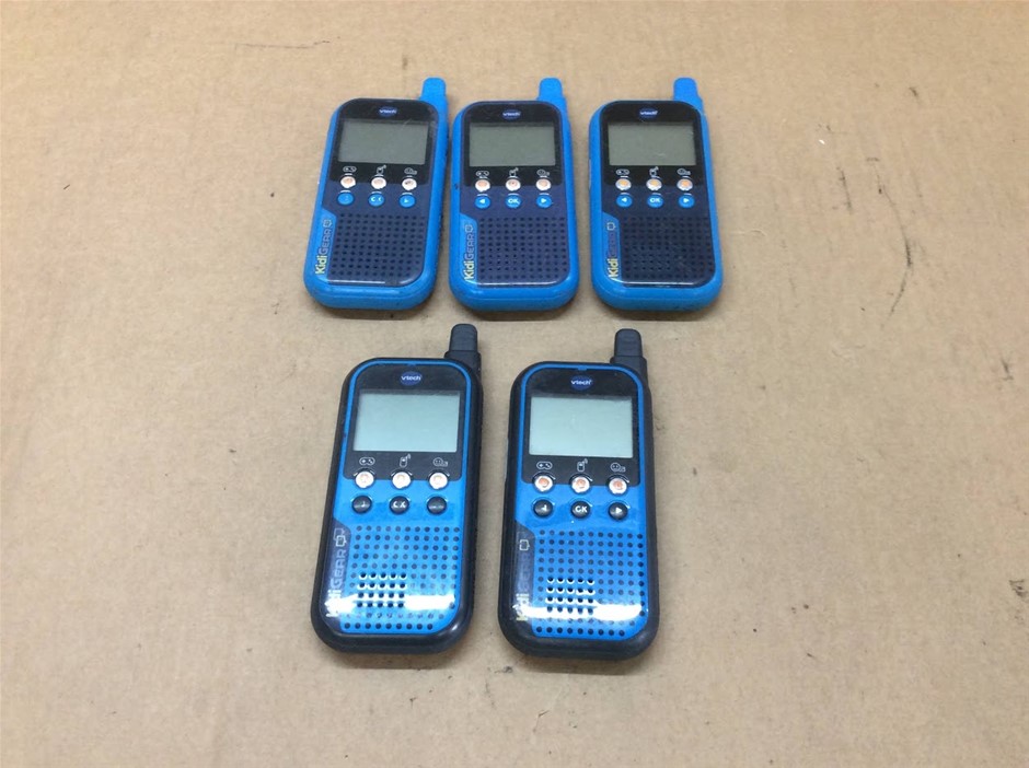 VTech KidiGear Walkie Talkie (Lot of 5)
