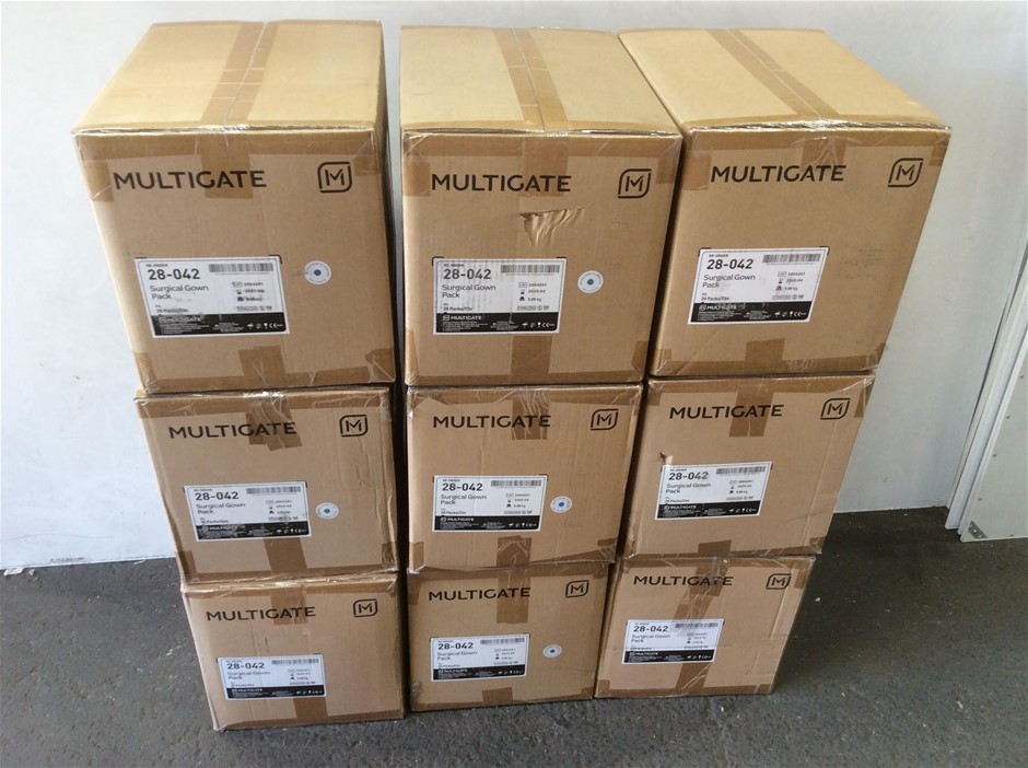 Multigate 28-042 Surgical Gown Pack - New (Lot of 9)