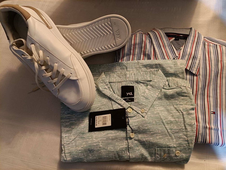 Men's Designer Polo and Shoes as New. Others