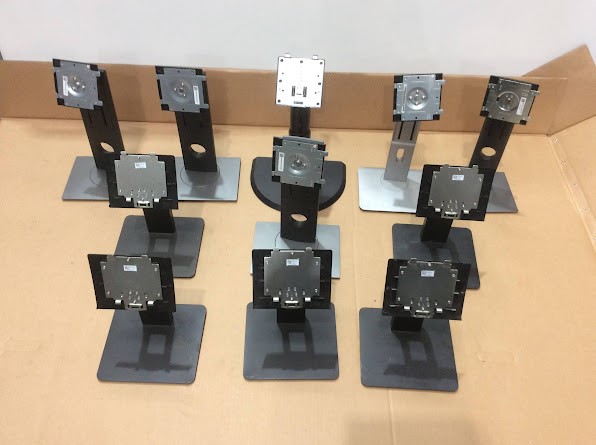 Dell 08DXX6 Mixed Brand and Model Monitor Stands (Lot of 11)
