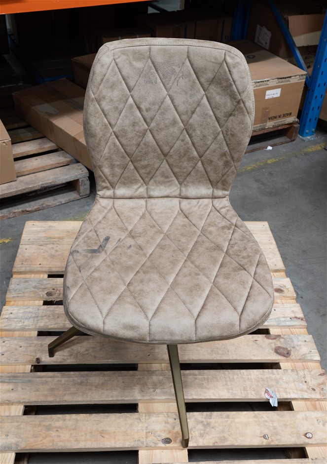 SWIVEL CHAIR KOALA LIVING. NB: MINOR MARKING/PAINT.