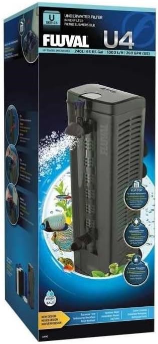 FLUVAL U4 Internal Filter, 240 Litre NB: Slightly damaged box. Untested.