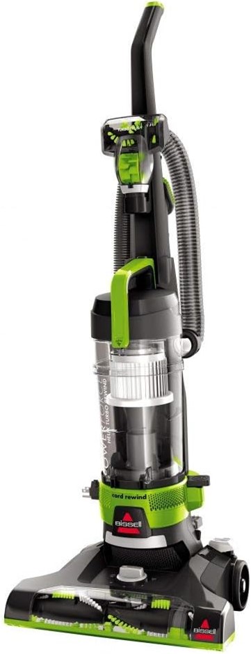 BISSELL PowerForce Helix Turbo Rewind Upright Bagless Vacuum, 2261F. NB: sl