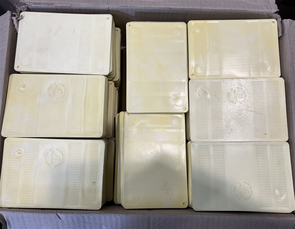 Pallet Comprising New Never Used Large Qty of Yellow Plastic Packers