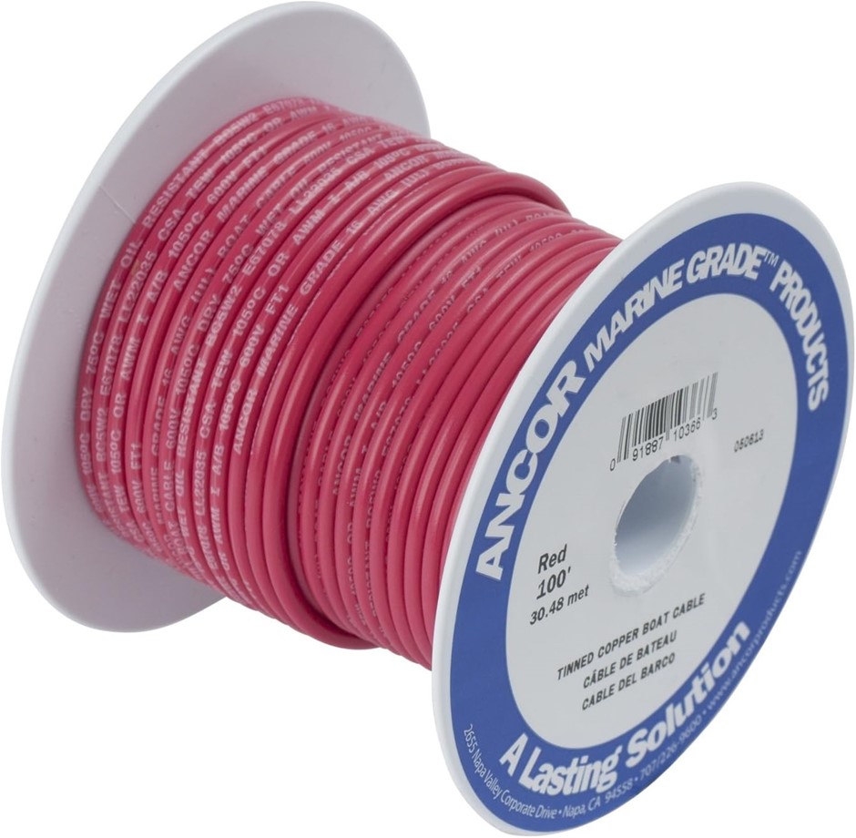 ANCOR Marine Grade Primary Wire and Battery Cable, 3/0 Awg.