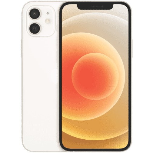 APPLE iPhone 12, 6.1" Display, A14 Bionic Chip, 128GB Storage, White, Model