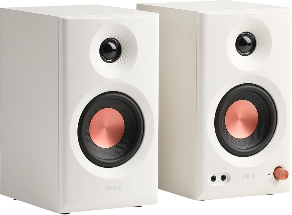 EDIFIER MR3 2.0 Monitor Bluetooth Speaker System, White. NB: Retail Return,