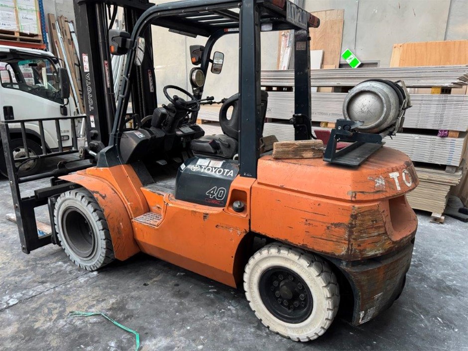 2007 Toyota 02-7FGK40 4 Wheel Counter Balance Forklift