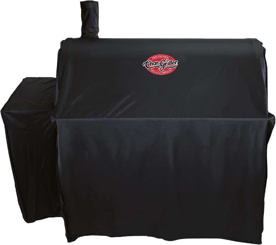 CHAR-GRILLER 3737 Outlaw Expandable Grill Cover, 14 x 2 x 11 inches, Black.