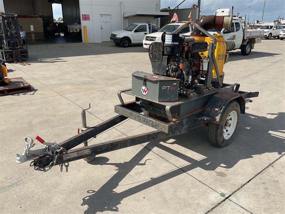 Wacker-Neuson Trailer Mounted 6” Water Pump