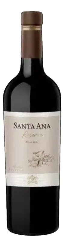 Santa Ana Reserve Malbec 2022 (12x 750mL) Argentina