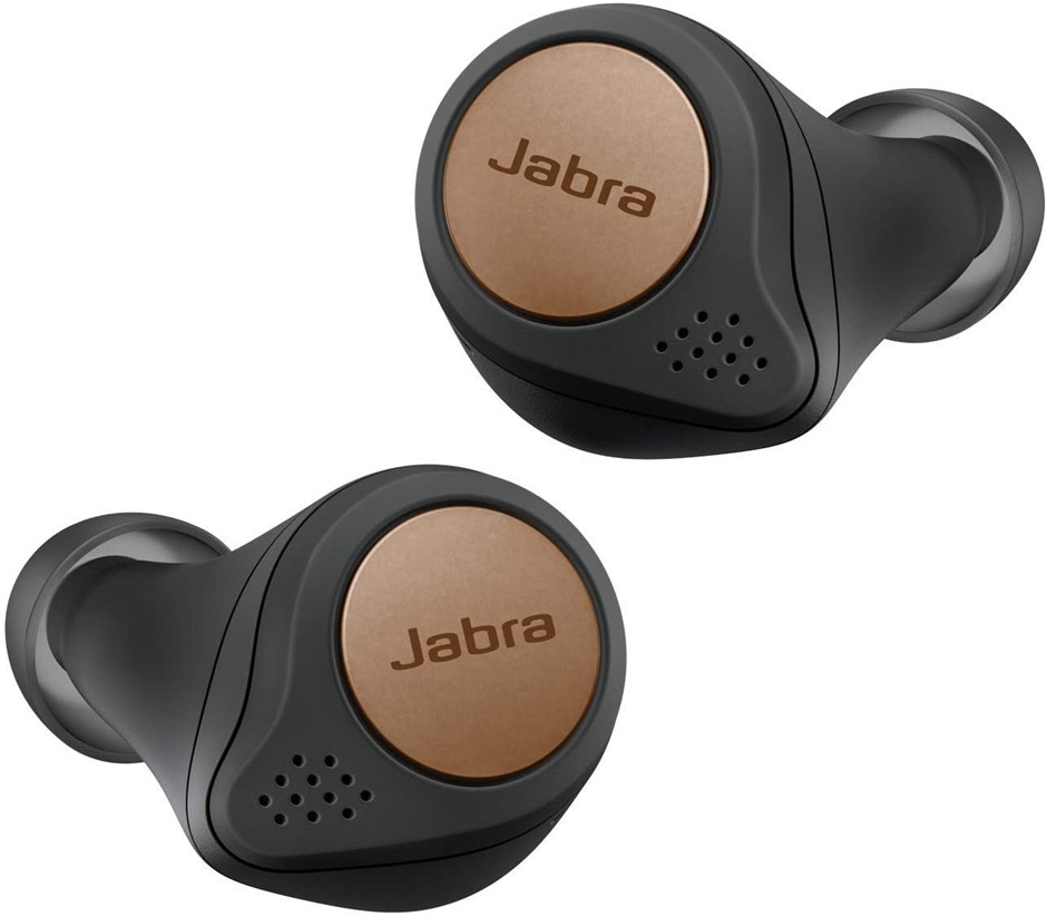 JABRA Elite Active 75t Earbuds Active Noise Cancelling, Copper Black.