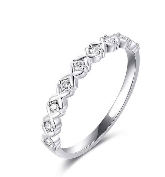 GRA Moissanite white Brilliant Cut 925 Sterling Silver Gold Vermeil Ring