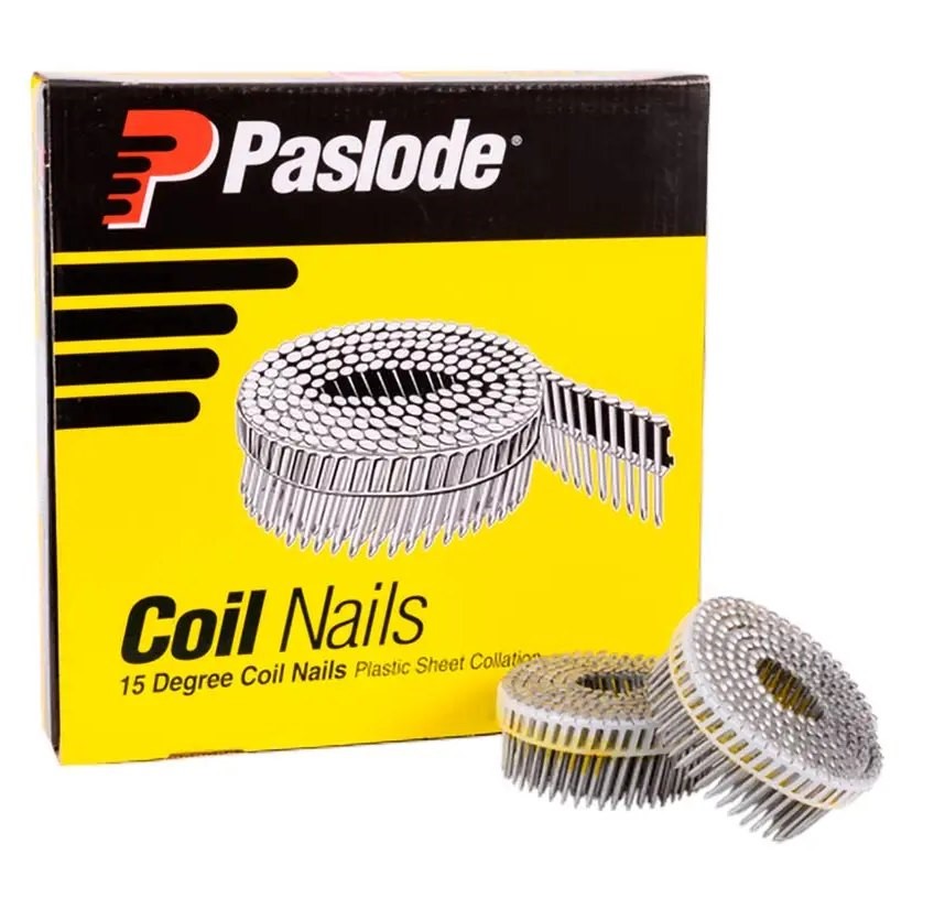 PASLODE Screw Hot Dipped Galvanised Plastic Collated Coil Nails 1800 Pieces